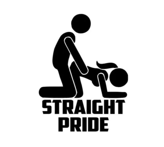Straight Pride Sticker 6”